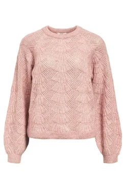 Object Jersey punto calado Lila Clearance