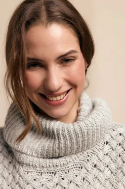 Slowlove Jersey punto cesta Gris Outlet