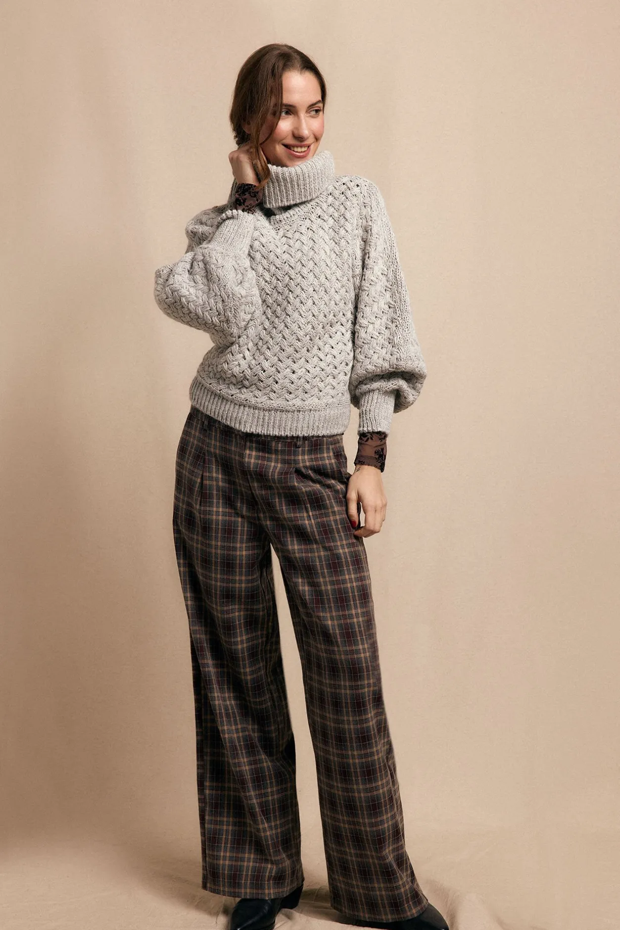 Slowlove Jersey punto cesta Gris Outlet