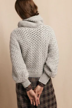 Slowlove Jersey punto cesta Gris Outlet