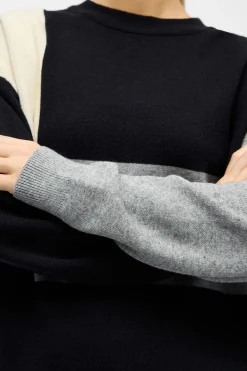 Object Jersey punto estampado Negro New