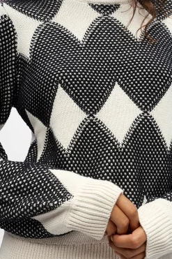 Object Jersey punto estampado Blanco Discount