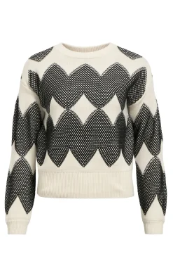 Object Jersey punto estampado Blanco Discount