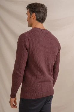 Celopman Jersey Punto Estructura rojo Discount