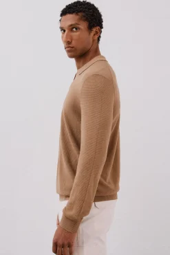 Cortefiel Jersey punto fino Beige New