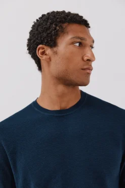 Cortefiel Jersey punto fino Azul marino