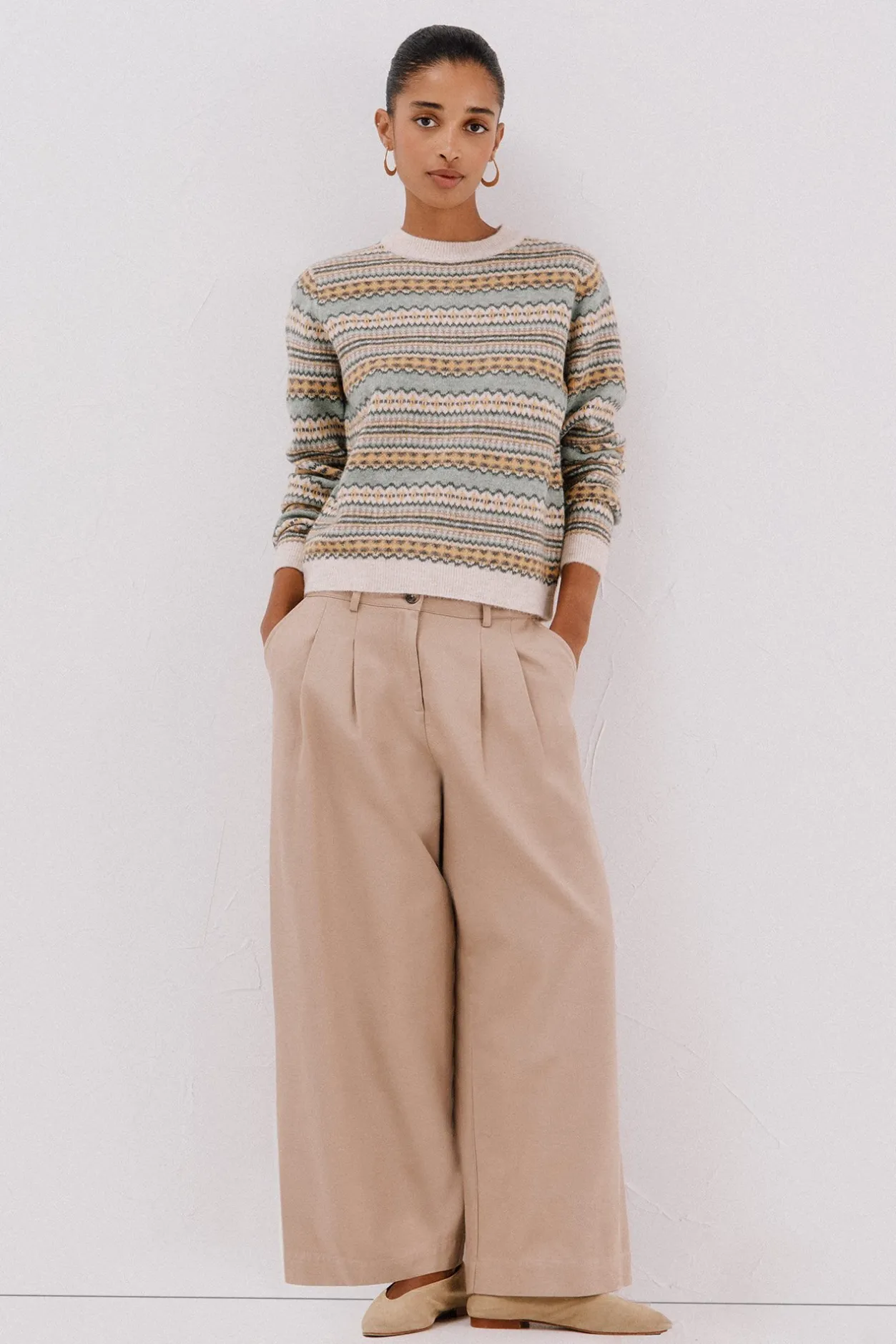 Cortefiel Jersey punto grecas Multicolor Discount