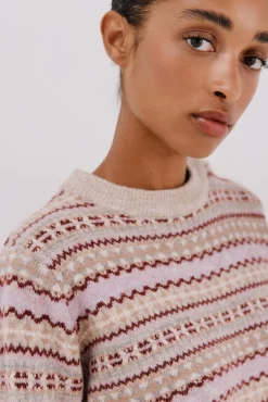 Cortefiel Jersey punto grecas Beige New