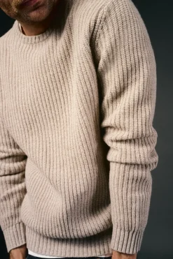 OOTO Jersey punto perlado lana Beige New