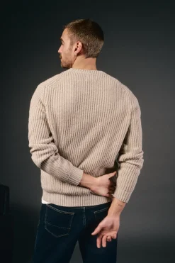 OOTO Jersey punto perlado lana Beige New