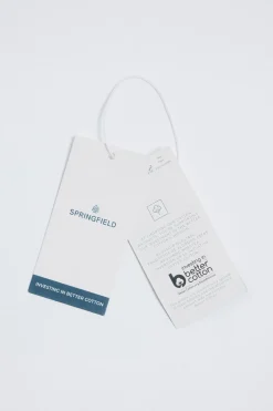 Springfield Jersey punto pointelle blanco Clearance