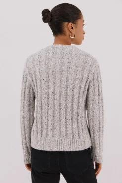 Cortefiel Jersey punto torzales Gris Sale