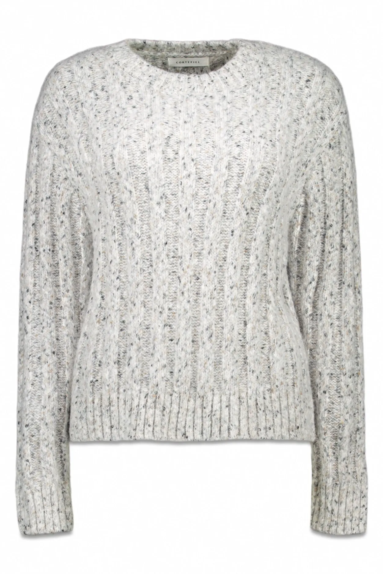 Cortefiel Jersey punto torzales Gris Sale