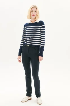 Caroll Jersey rayas Azul marino Best