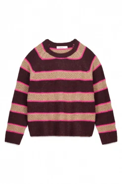 Slowlove Jersey rayas Vino New