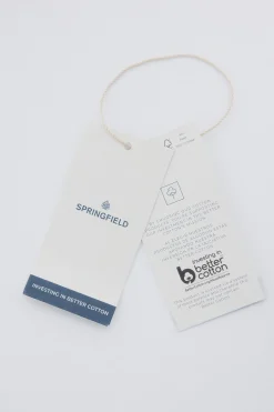 Springfield Jersey rayas algodón corazón nude Best