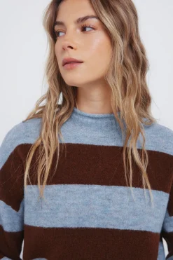 Springfield Jersey rayas anchas azul Hot