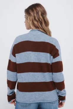 Springfield Jersey rayas anchas azul Hot