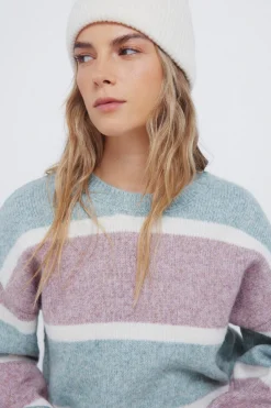 Springfield Jersey rayas lila y verde New