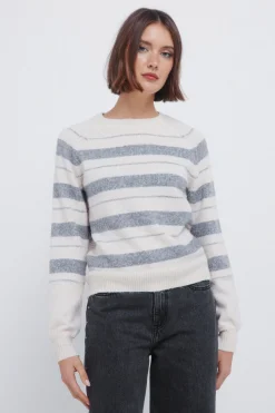 Springfield Jersey rayas lurex marfil Best