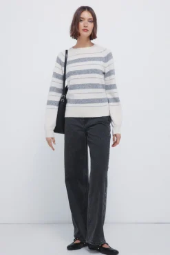 Springfield Jersey rayas lurex marfil Best