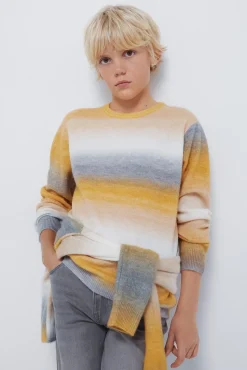 Springfield Kids Jersey rayas naranjas niño amarillo Outlet