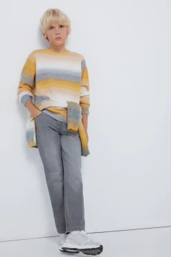 Springfield Kids Jersey rayas naranjas niño amarillo Outlet