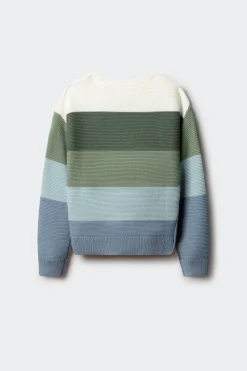 Springfield Kids Jersey rayas niña verde Online