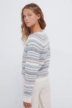 Springfield Kids Jersey rayas niña morado/lila