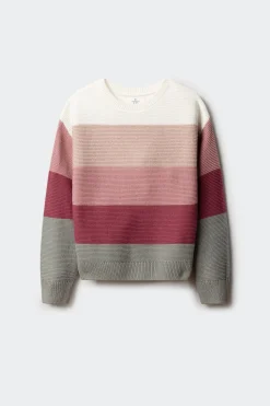 Springfield Kids Jersey rayas niña rosa Outlet