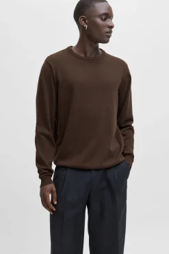 Jack & Jones Jersey regular fit marr&oacute;n Online