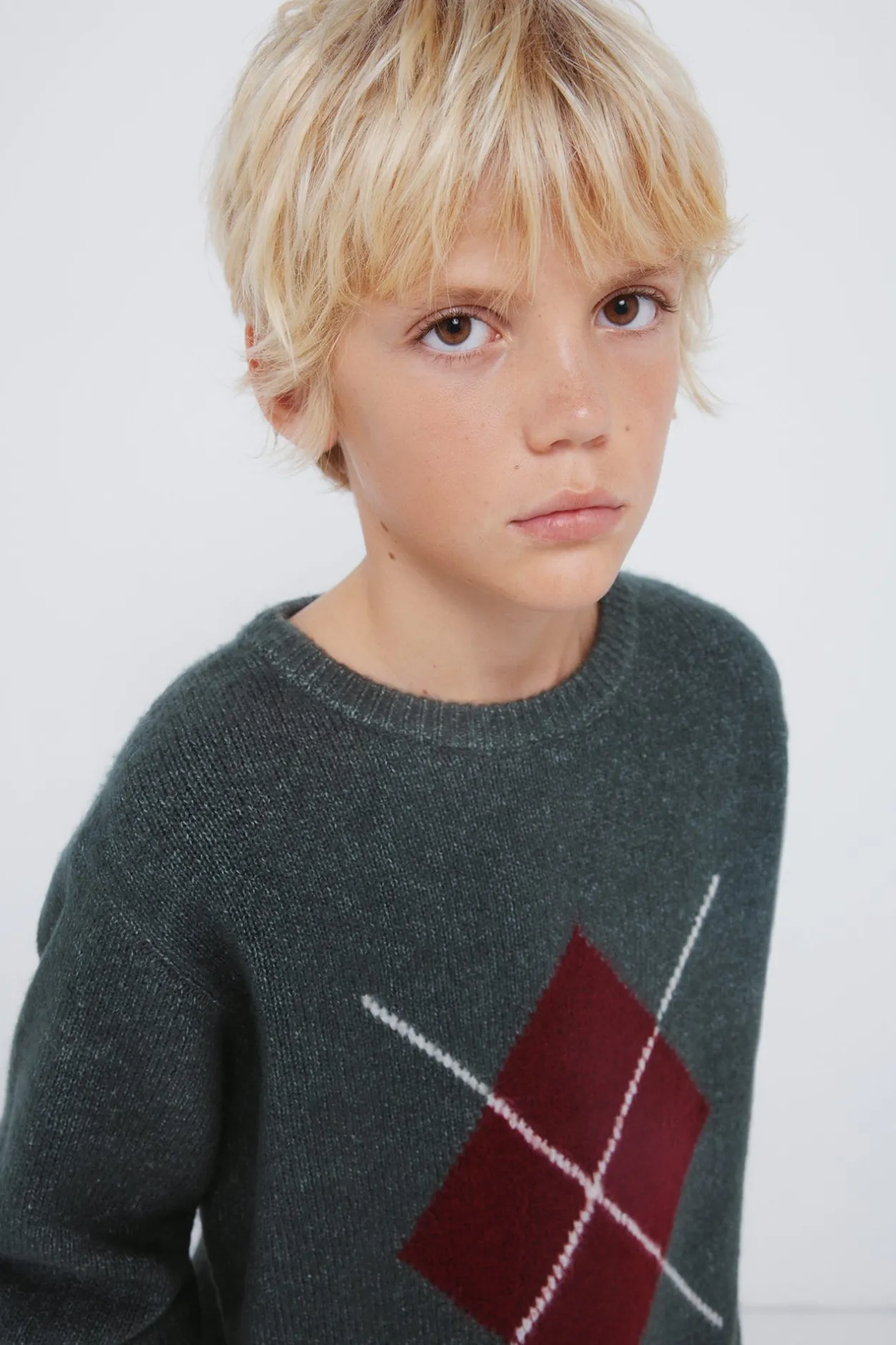 Springfield Kids Jersey rombos caqui niño verde Discount