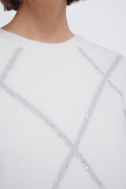 Springfield Jersey rombos lentejuelas nude Online