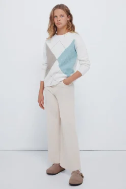 Springfield Kids Jersey Rombos niña beige Clearance