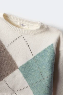 Springfield Kids Jersey Rombos niña beige Clearance