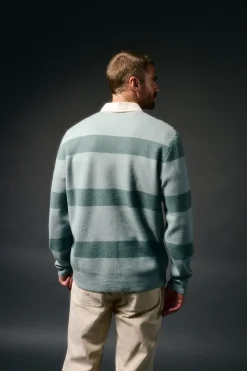 OOTO Jersey rugby cuello polo Turquesa Sale