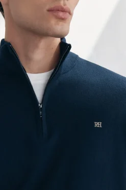 Pedro del Hierro Jersey semicisne Azul New