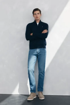 Pedro del Hierro Jersey semicisne Azul New