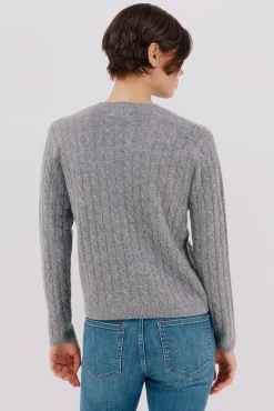 Cortefiel Jersey suave ochos Gris Best