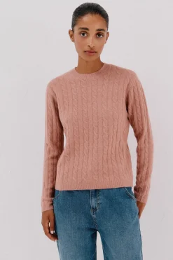 Cortefiel Jersey suave ochos Rosa Best