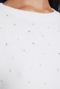 Springfield Jersey tachas cristal degradados marr&oacute;n Online