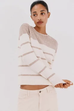 Cortefiel Jersey tacto suave Beige