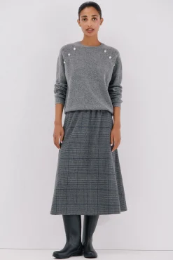 Cortefiel Jersey tacto suave Gris Outlet