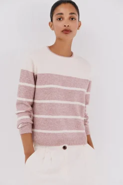 Cortefiel Jersey tacto suave Rosa Outlet