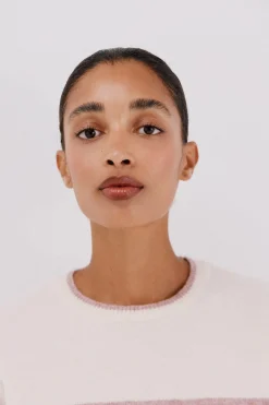 Cortefiel Jersey tacto suave Rosa Outlet