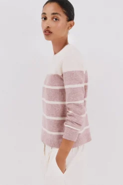 Cortefiel Jersey tacto suave Rosa Outlet