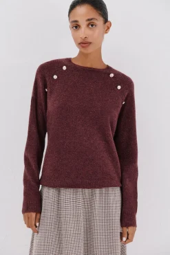 Cortefiel Jersey tacto suave Vino Discount