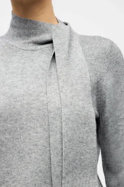 Object Jersey tacto suave lazo Gris Sale