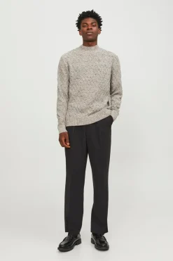 Jack & Jones Jersey textura Gris Outlet