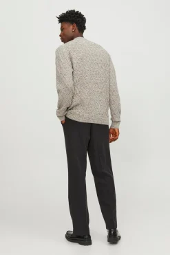 Jack & Jones Jersey textura Gris Outlet